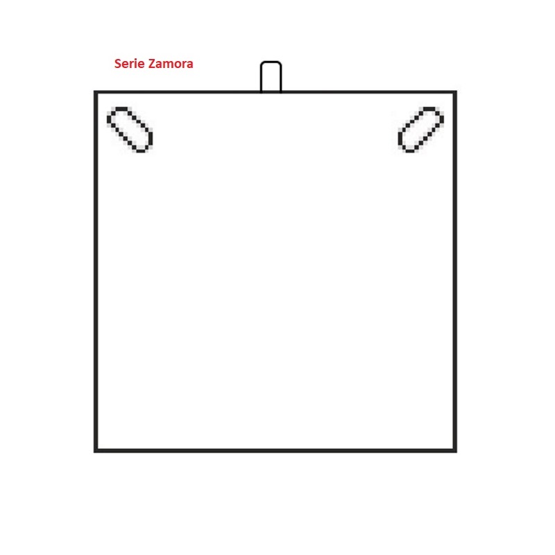 Estuche Zamora collar 160x160x35 mm.